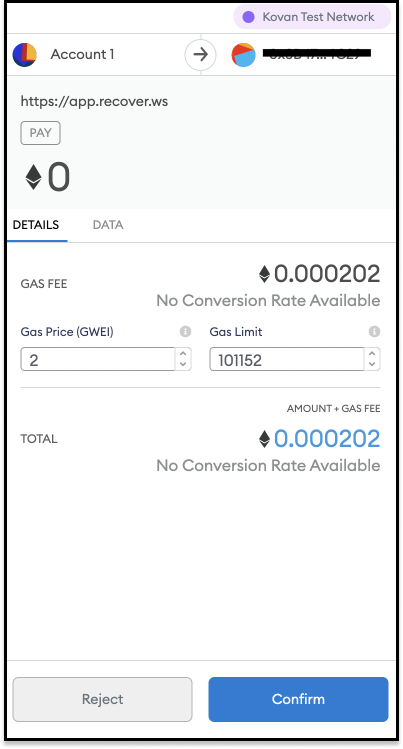 Metamask transaction to pay the finder - Escrow to finder’s wallet